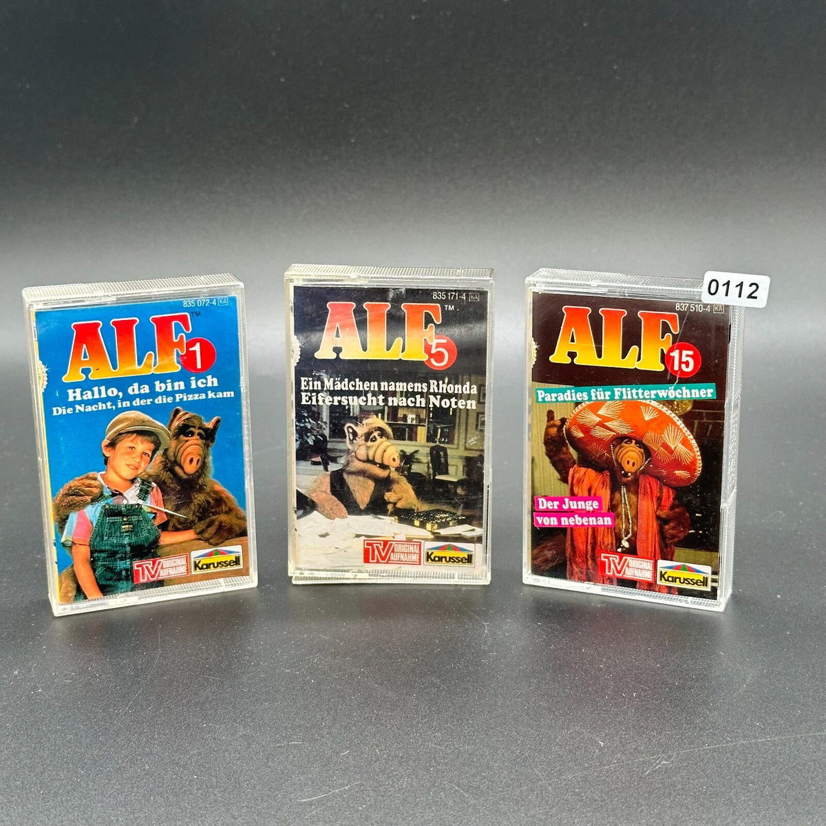 3x ALF Kassetten Hörspiele Konvolut - Folgen 1 5 15