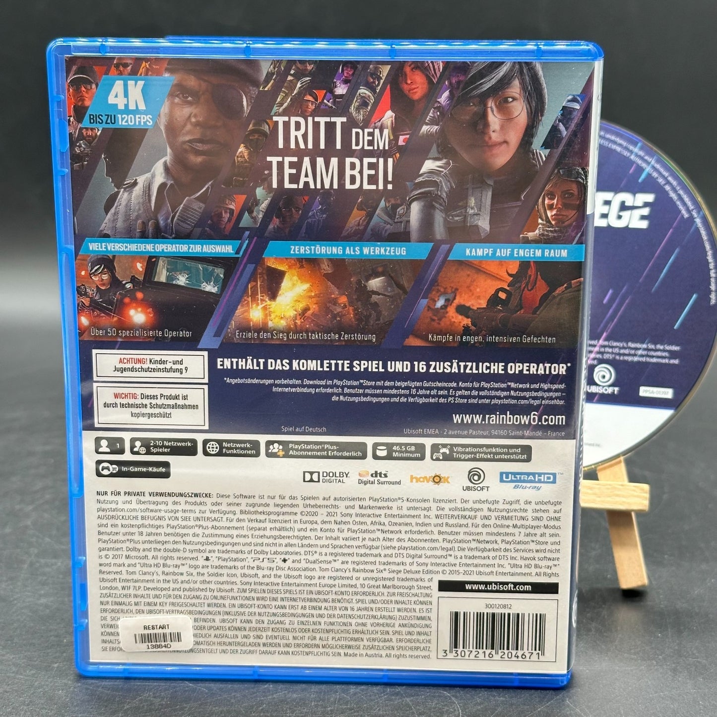 Tom Clancy's Rainbow Six: Siege Deluxe Edition Sony Playstation 5 Handbuch entha