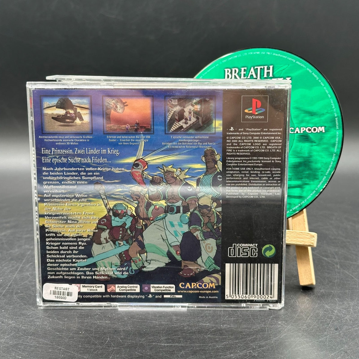 Breath of Fire IV 4 (PlayStation 1, PS1) - CD aufpoliert ✅