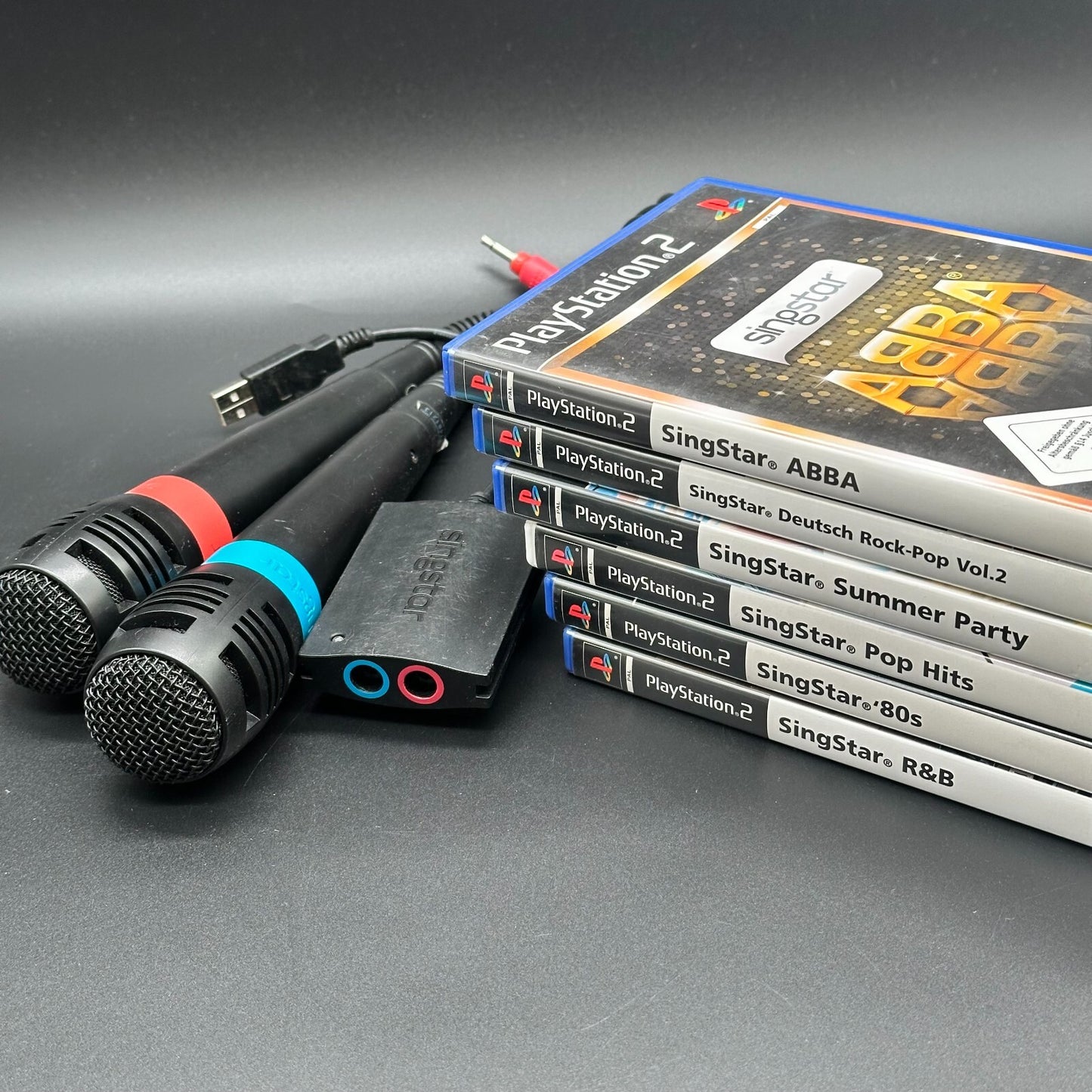 Singstar Silvester Party Paket für Playstation 2 inkl. Mikrofone - CDs wie neu ✅