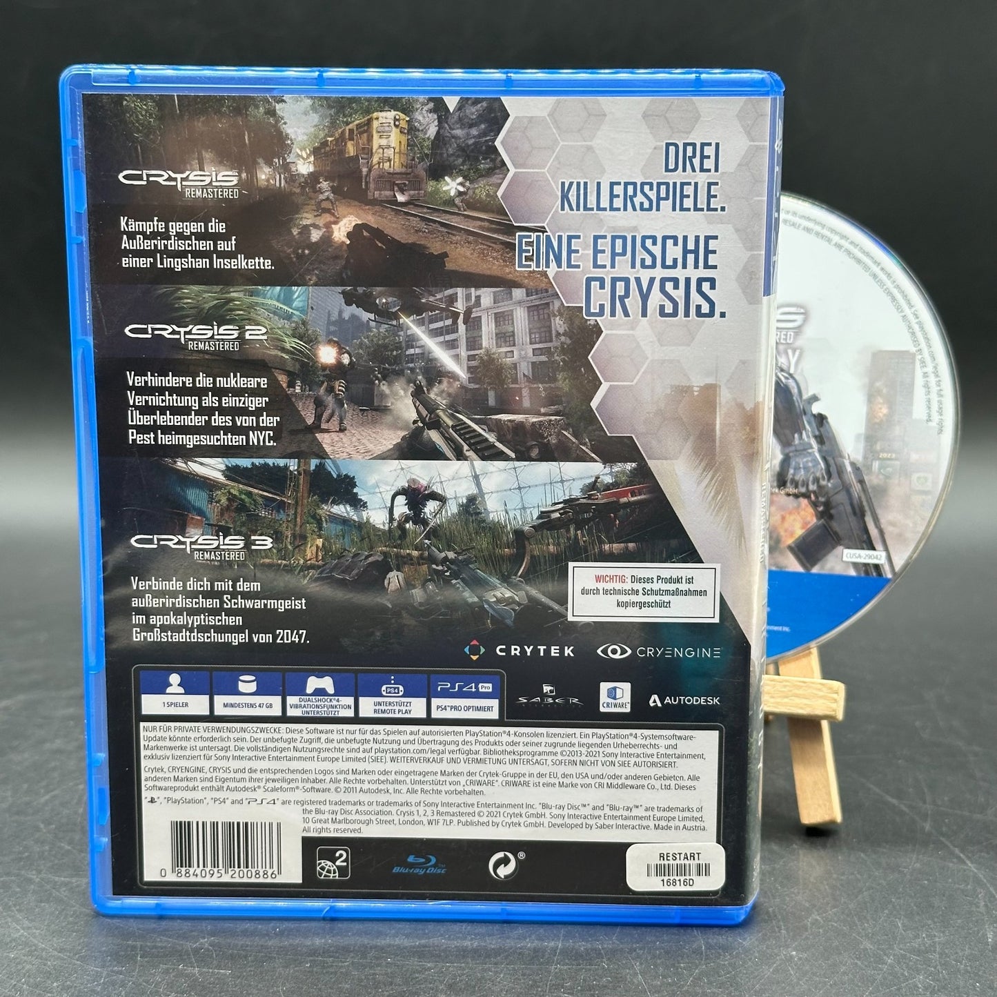 Crysis Remastered Trilogy (PlayStation 4, PS4)