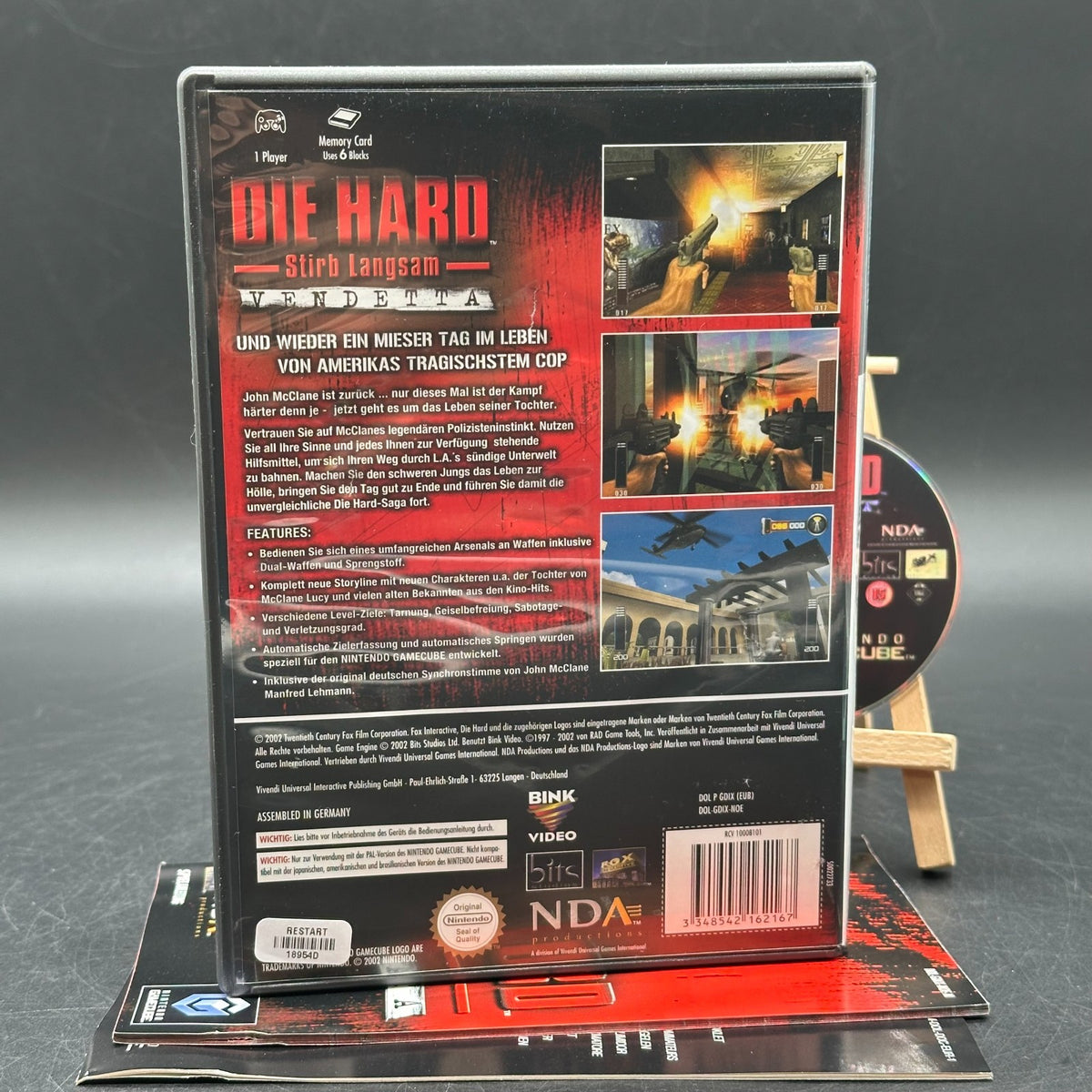 Die Hard Vendetta (Nintendo GameCube) - CD aufpoliert ✅