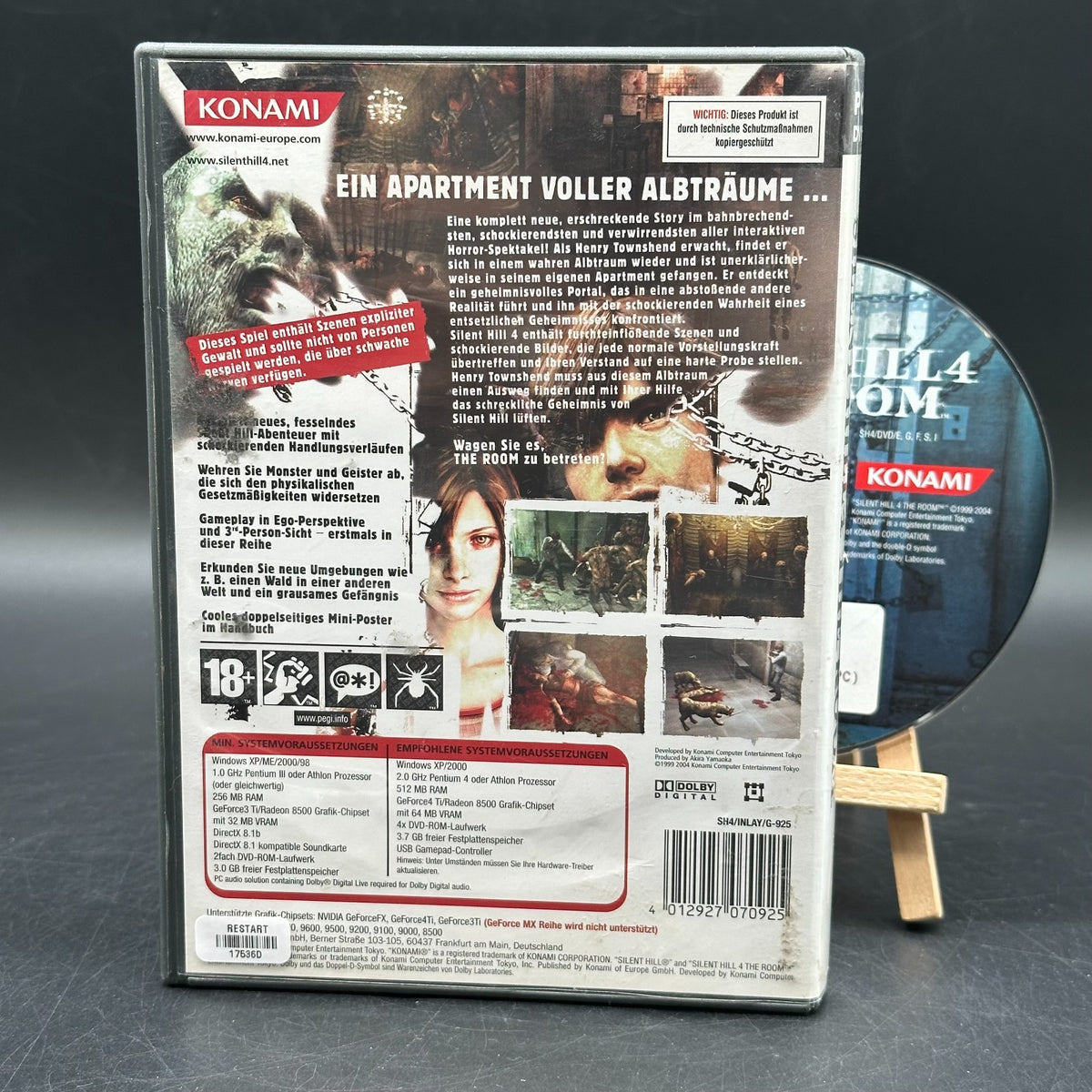 Silent Hill 4 - The Room (PC) - CD aufpoliert ✅