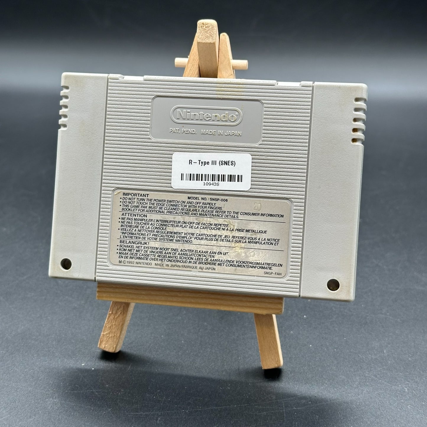 SNES Super Nintendo R-Type III OVP