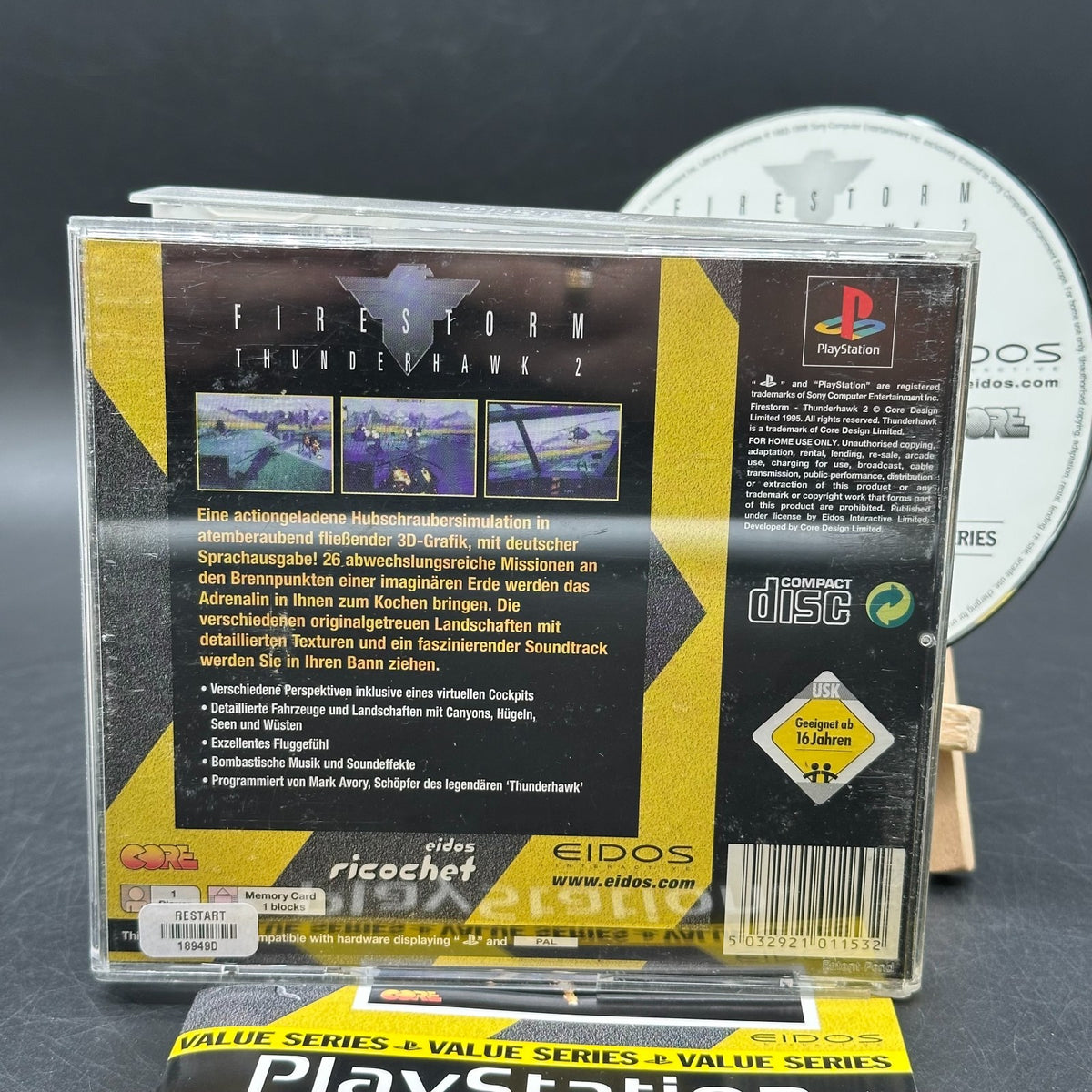 Firestorm Thunderhawk 2 (Playstation 1, PS1) - CD aufpoliert ✅