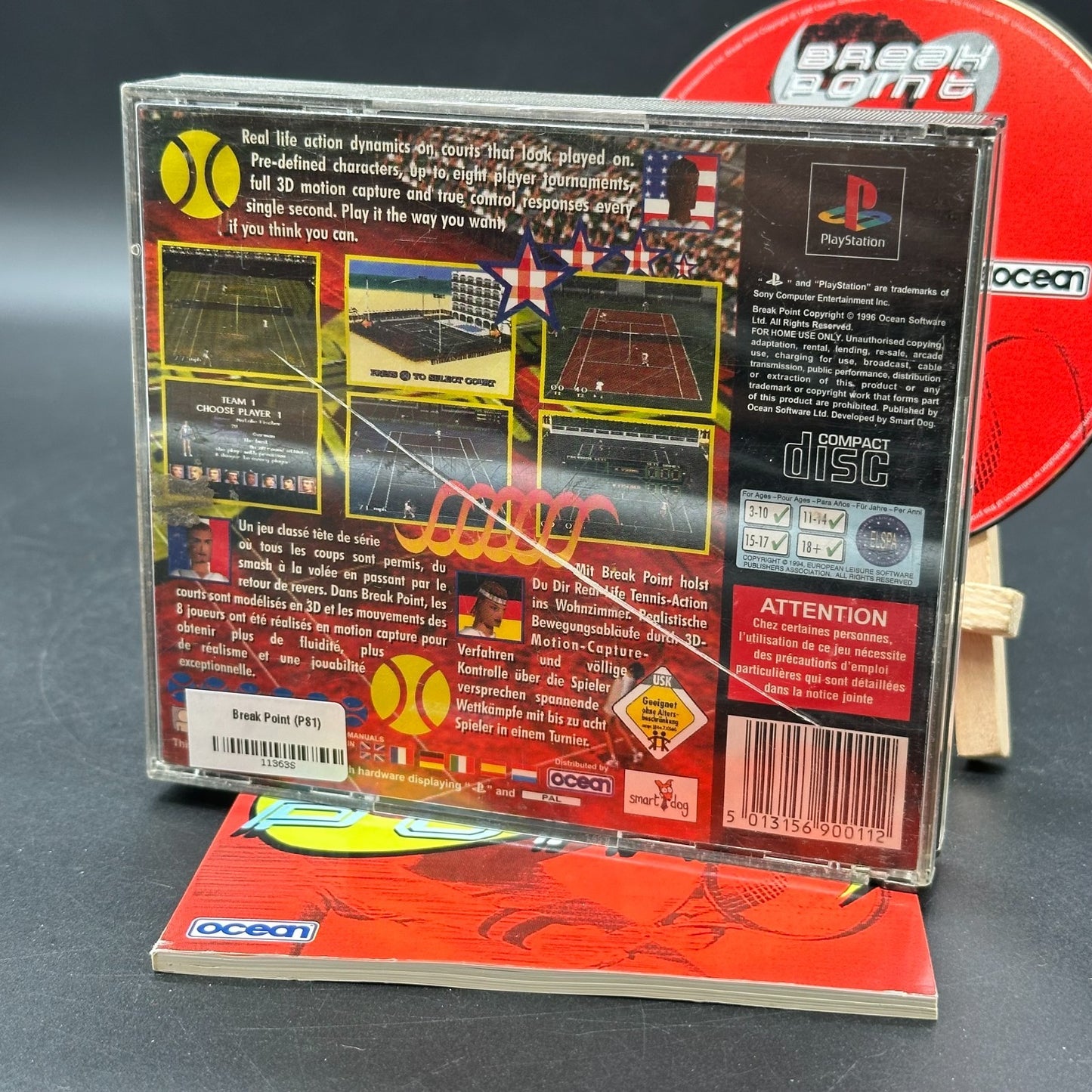 Playstation 1 Break Point- PS 1 BIG Box OVP mit Anleitung