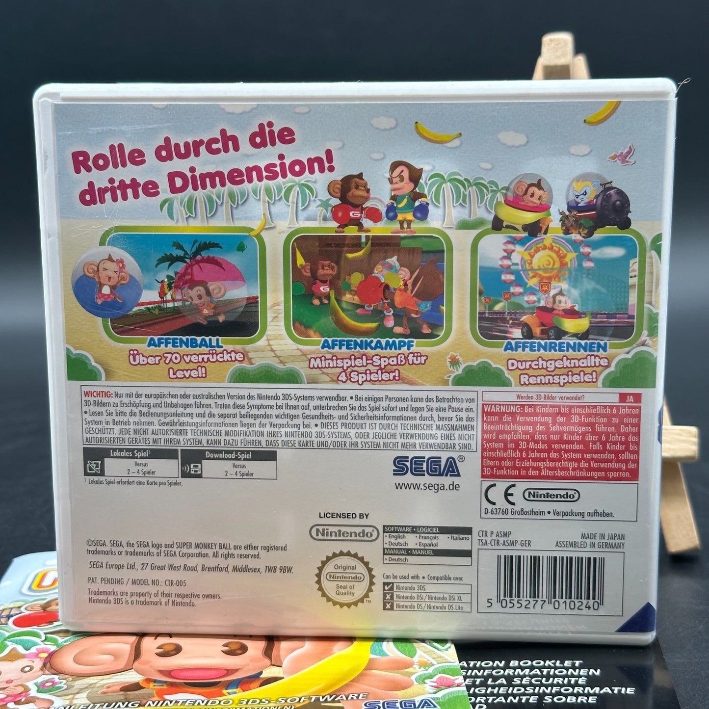 Super Monkey Ball: 3D - Nintendo 3DS - Originalverpackung