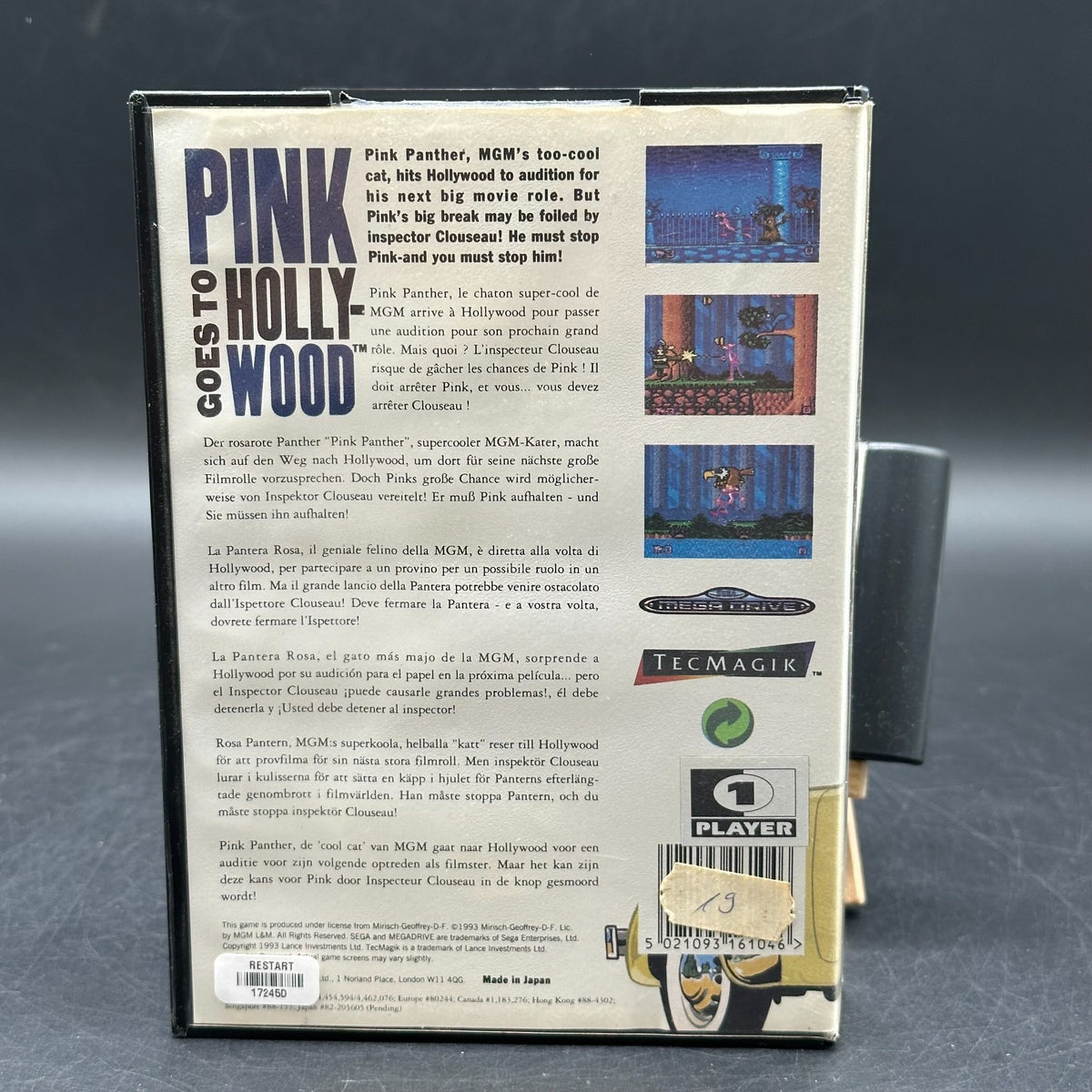 Pink goes to Hollywood (Sega Mega Drive)