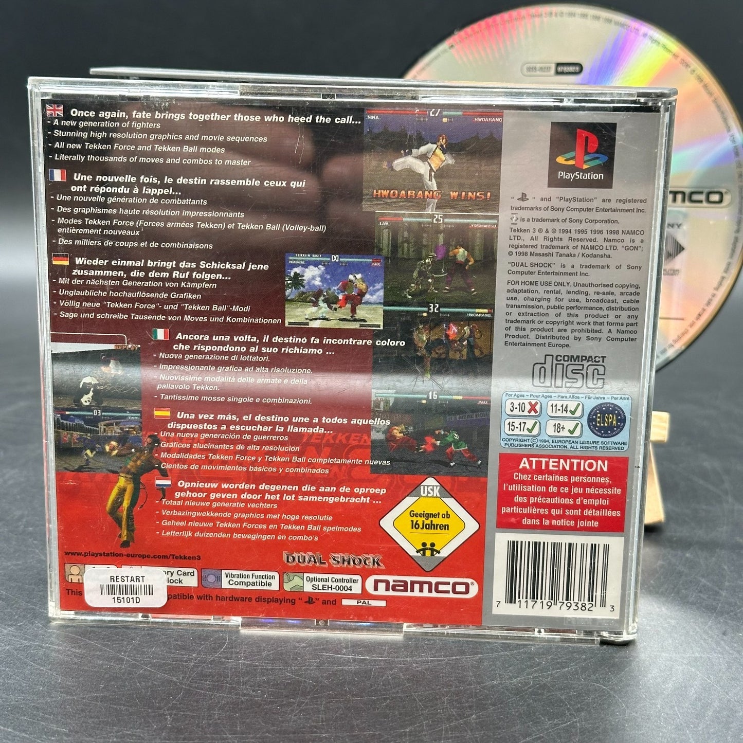 Tekken 3 (PlayStation 1, PS1) ohne Anleitung - CD sehr gut ✅