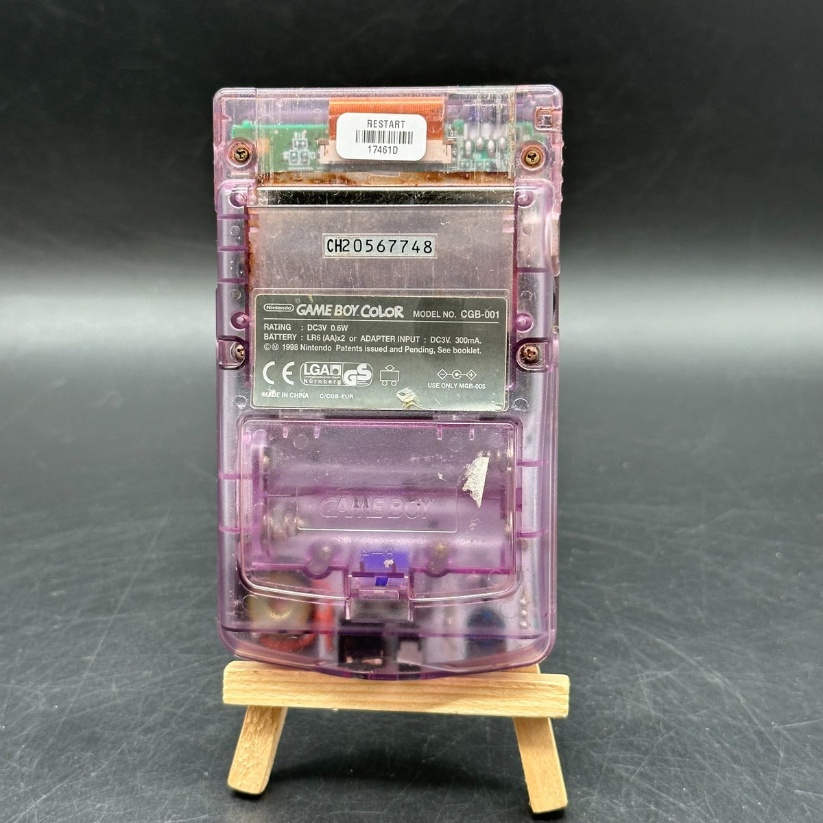 Nintendo Game Boy Color Konsole - Handheld - GBC Lila Transparent