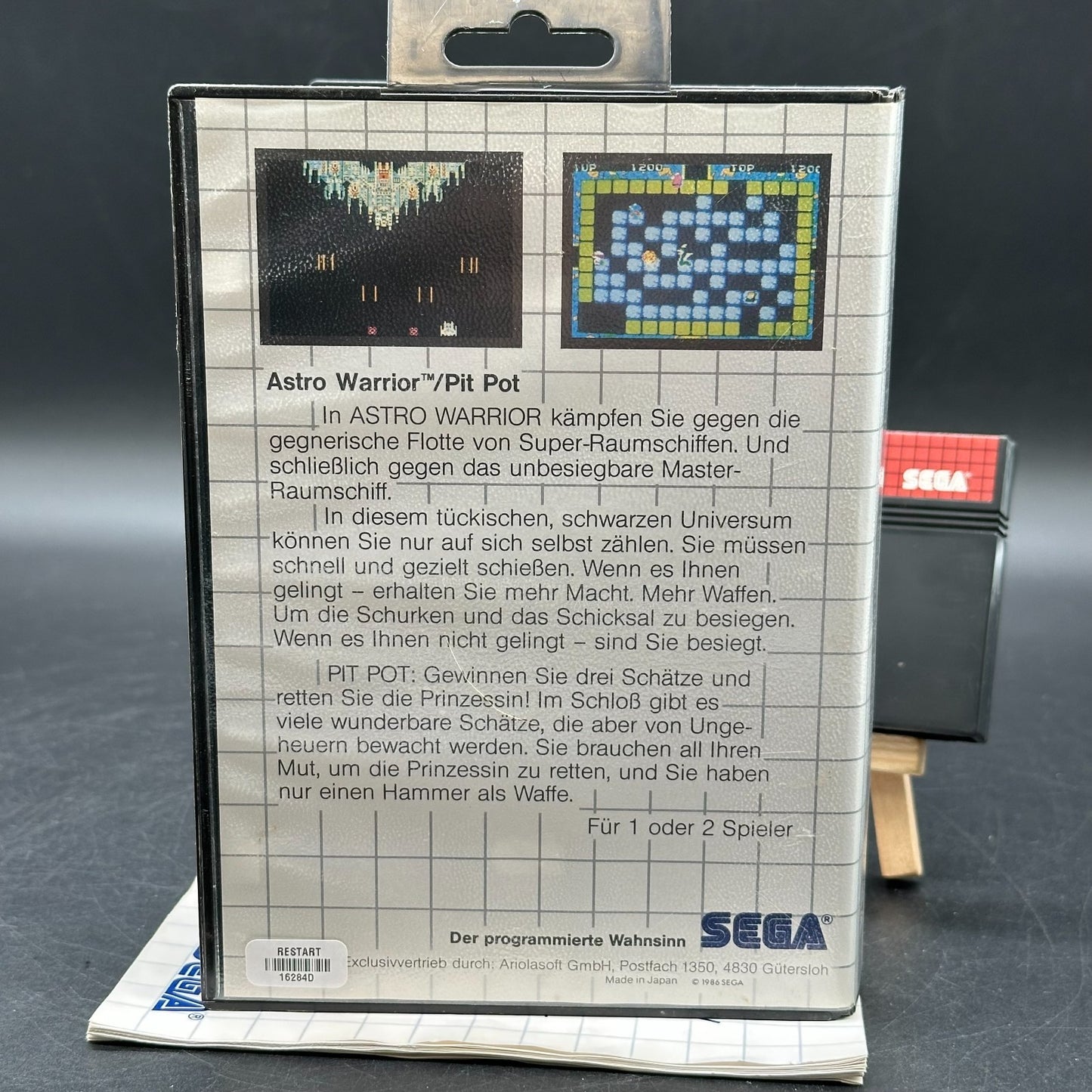 Astro Warrior / Pit Pot (Sega Master System)
