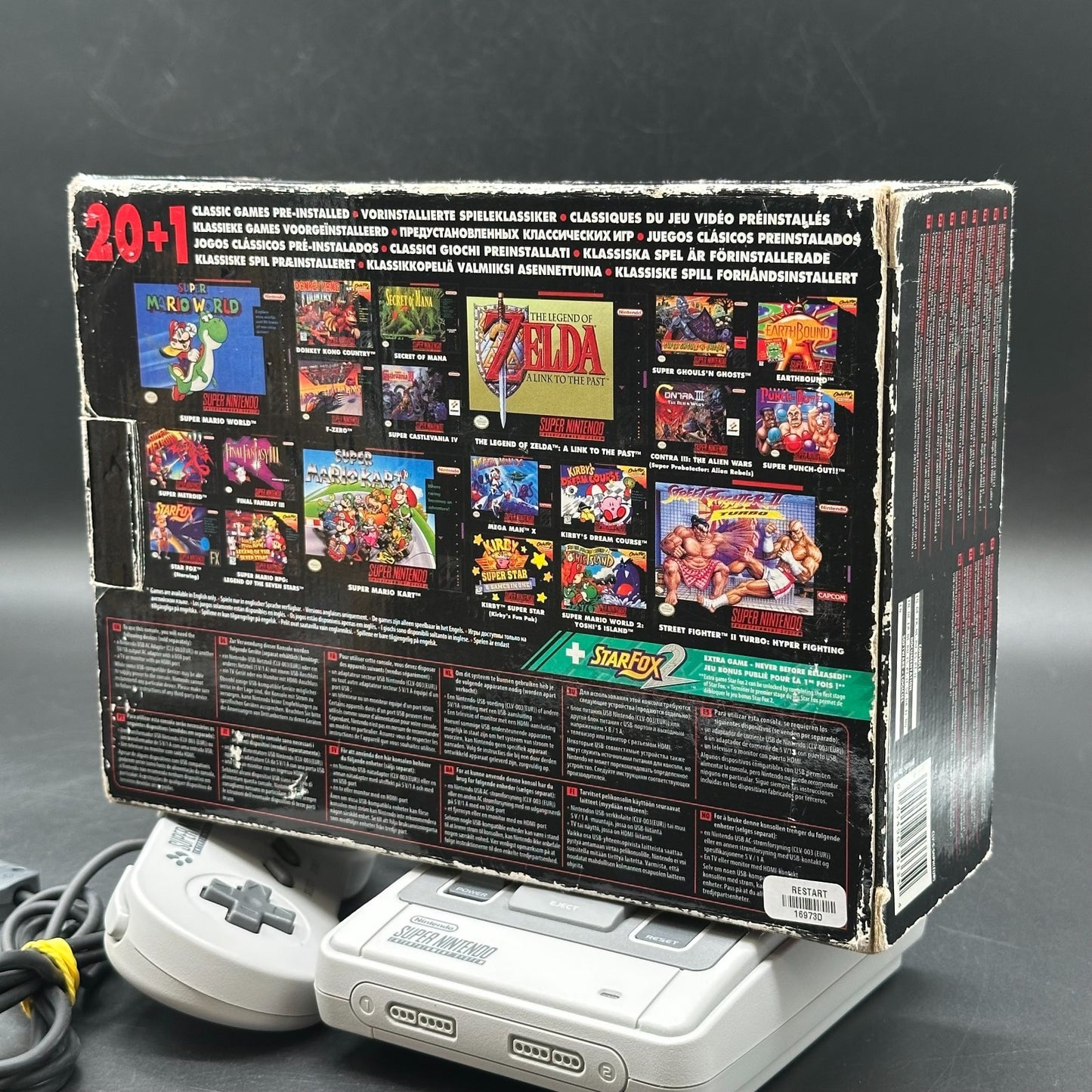 Super Nintendo Classic Mini SNES Konsole (nur 1 Controller)