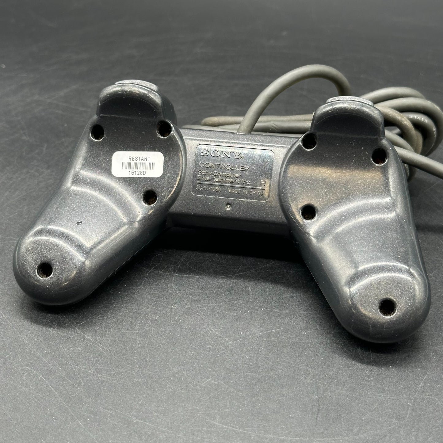 Sony PlayStation 1 / PS1 Controller Anthrazit / Schwarz (SCPH-1080)