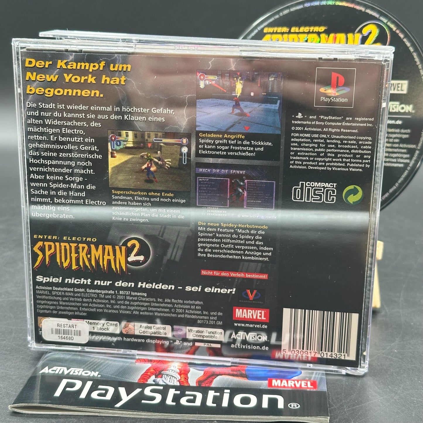 Spider-Man 2 (PlayStation 1, PS1)