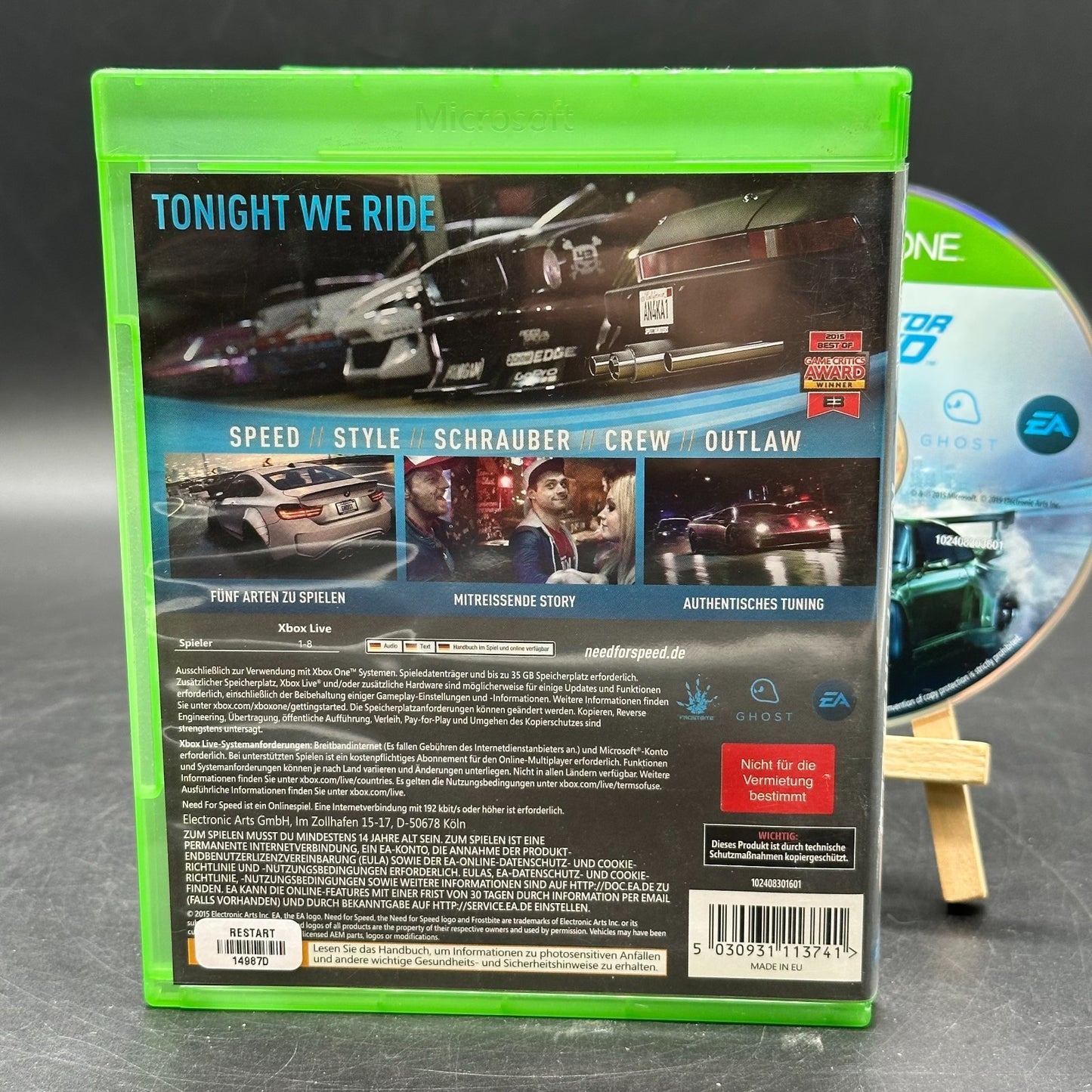 Need For Speed für Xbox One XboxOne *OVP*