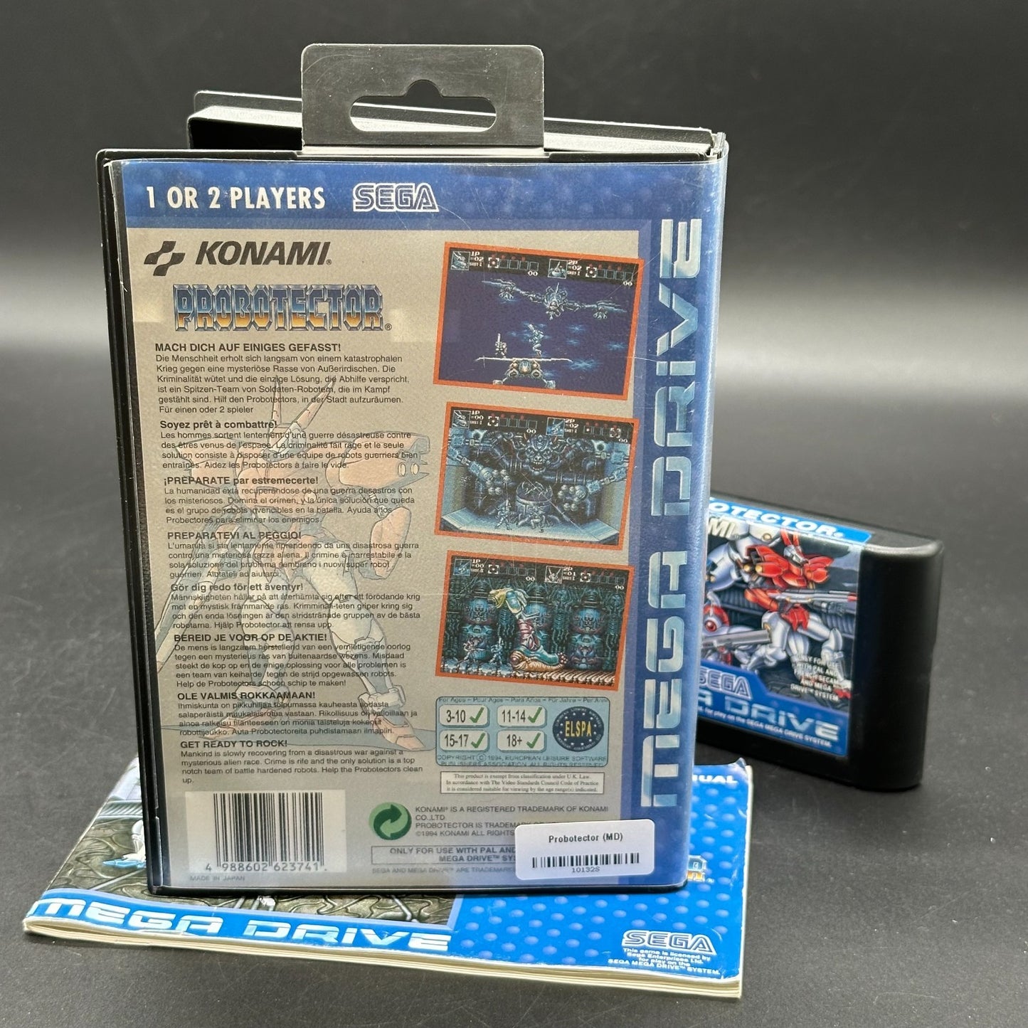 Probotector - Sega Mega Drive Game - CiB