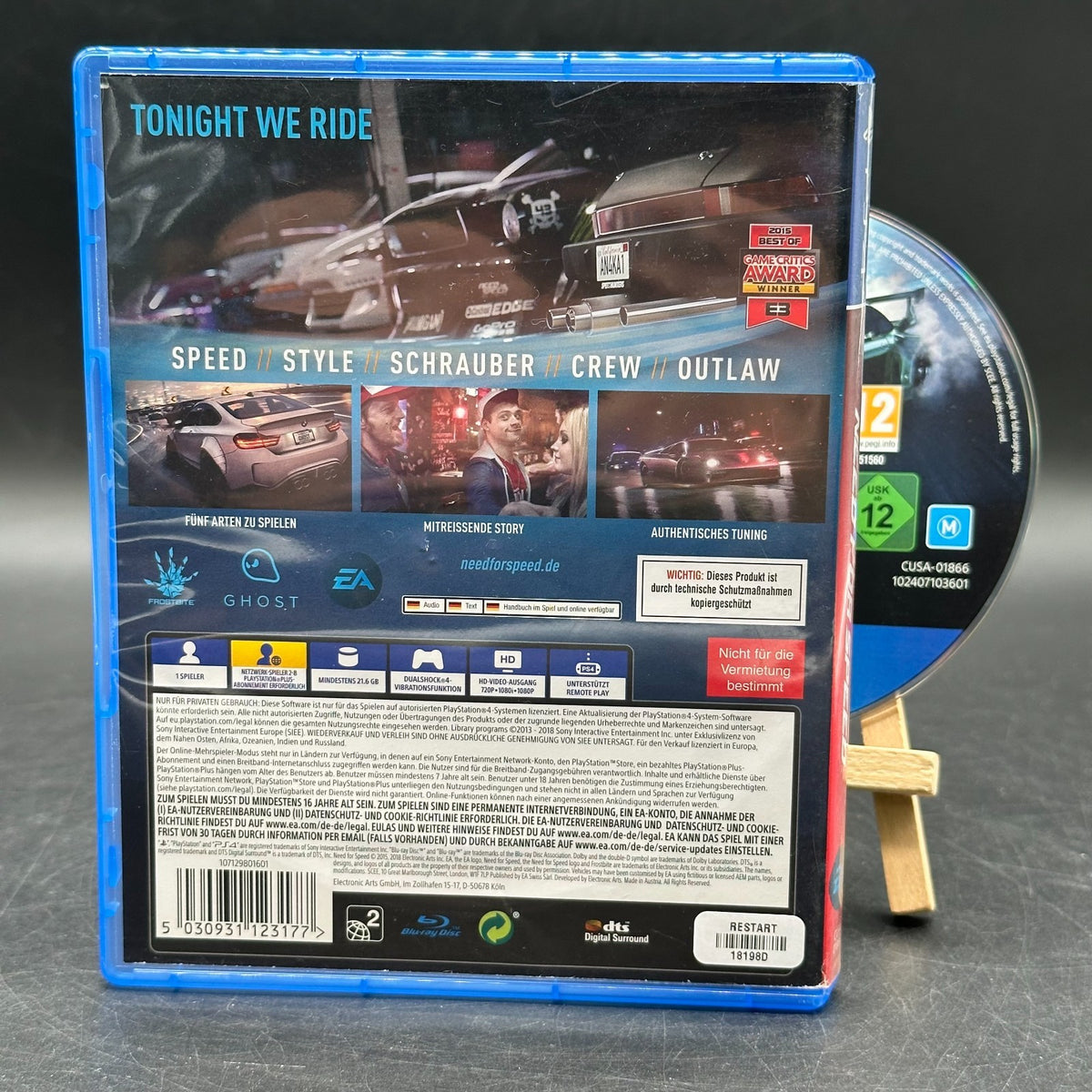 Need for Speed (PlayStation 4, PS4)