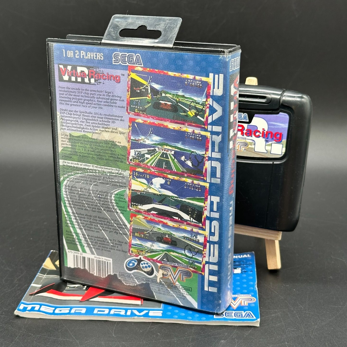 Virtua Racing V.R. - Sega Mega Drive inkl. Anleitung ✅