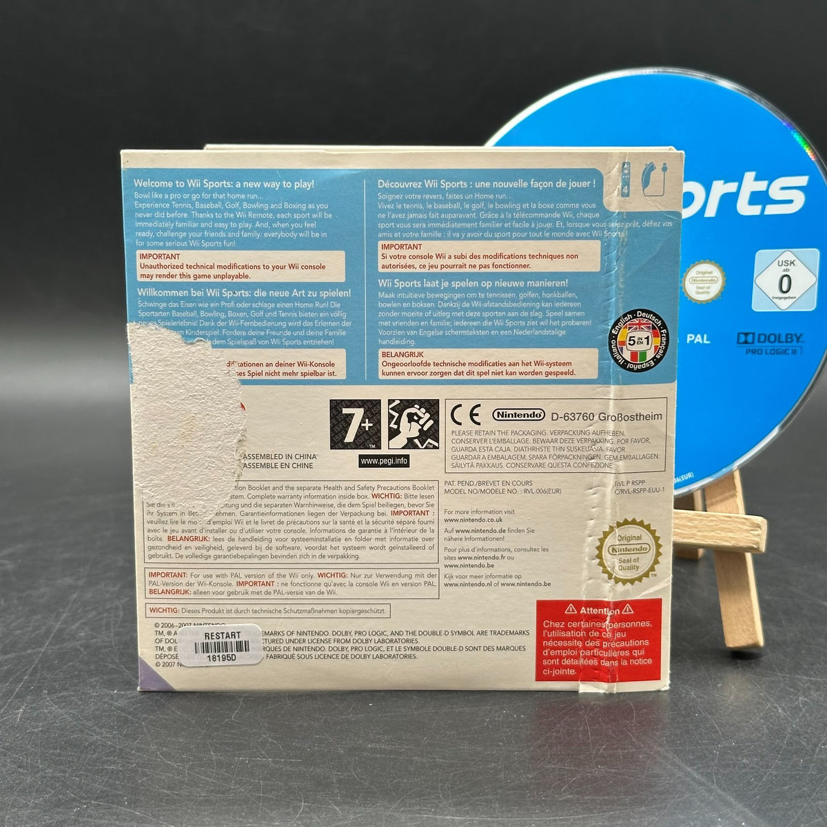 Wii Sports im Pappschuber (Nintendo Wii) - CD aufpoliert ✅