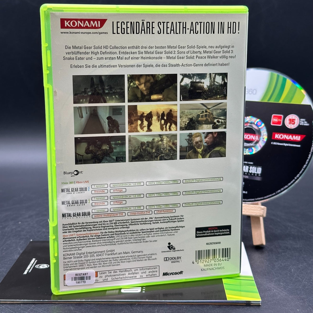 Metal Gear Solid HD Collection (Microsoft Xbox 360) – Bild 2