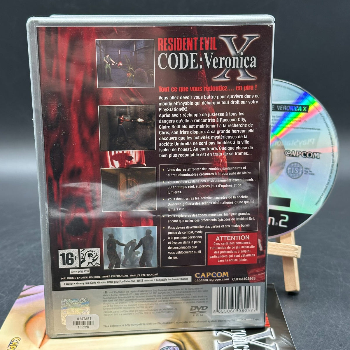 Resident Evil Code Veronica X (PlayStation 2, PS2) - CD aufpoliert ✅