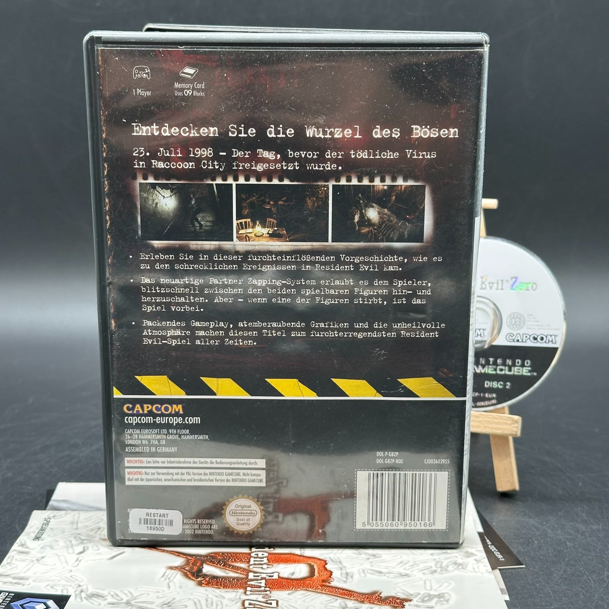 Resident Evil Zero (Nintendo GameCube) - CDs aufpoliert ✅