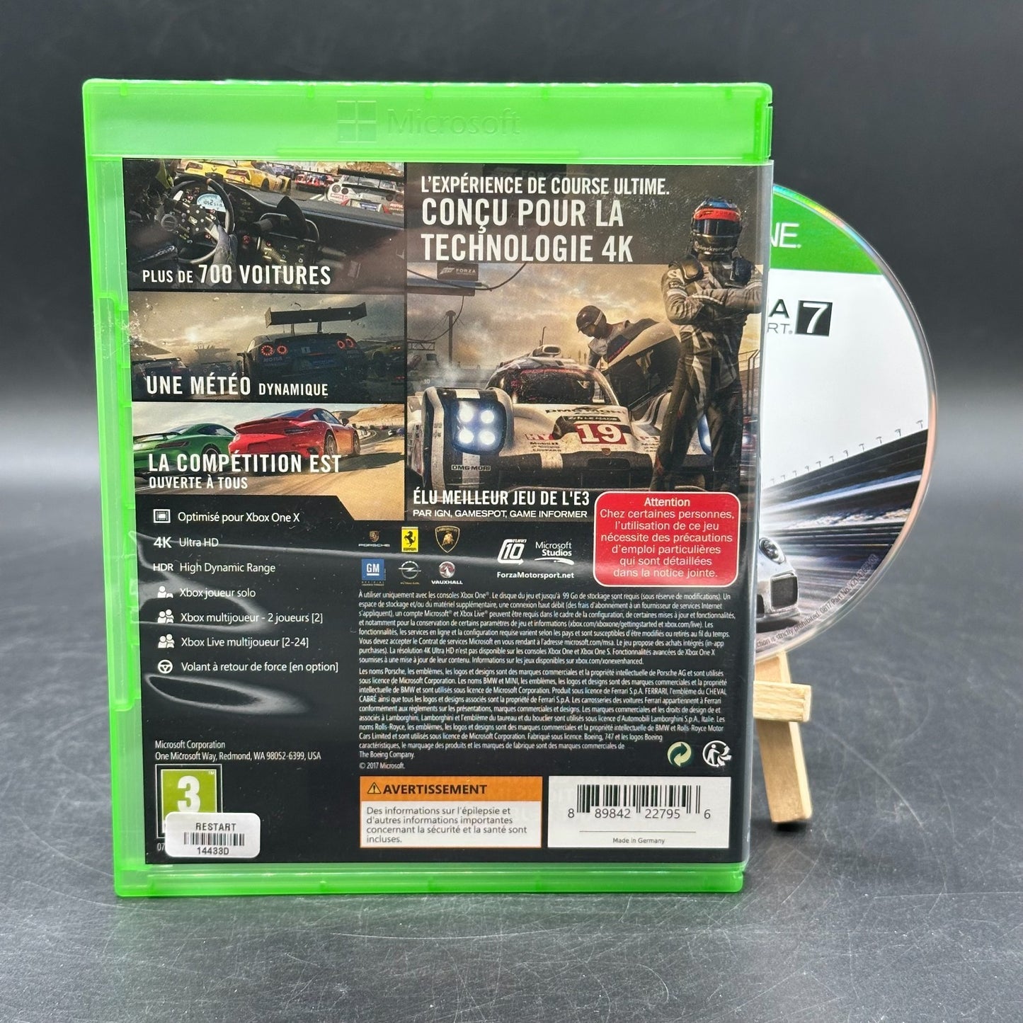 Forza Motorsport 7 für Xbox One XboxOne *OVP* französisch