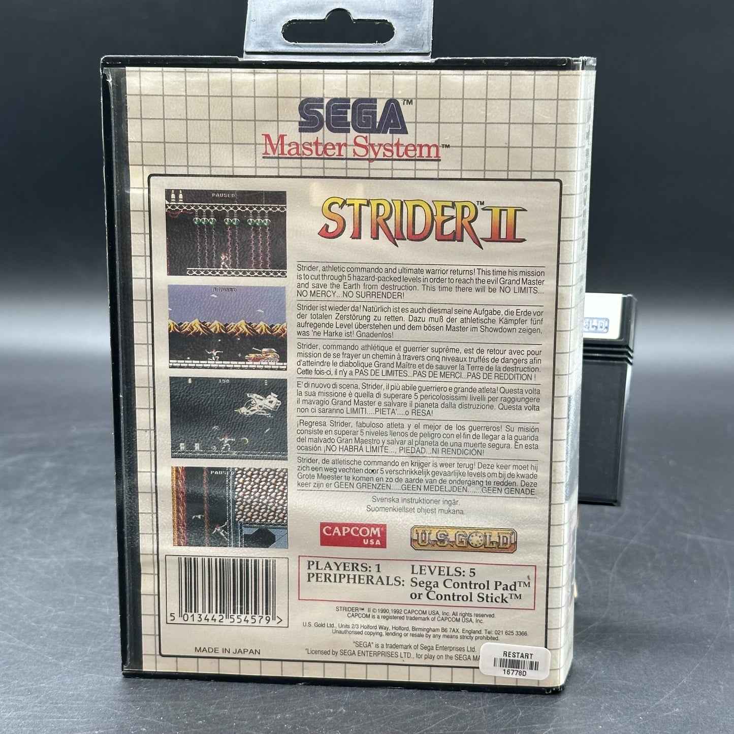 Strider II 2 (Sega Master System) ohne Anleitung