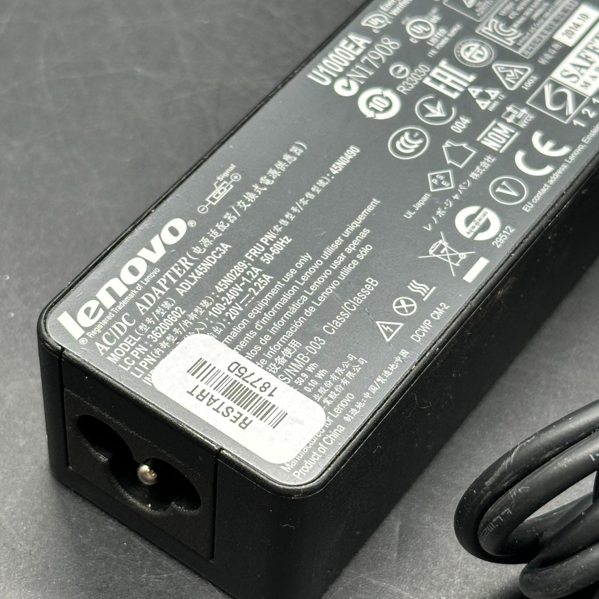 Original Lenovo Ladegerät (ADLX45NDC3A) 20V / 2,25A – Bild 2