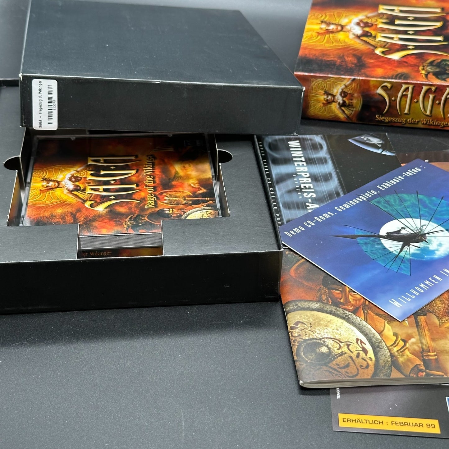 SAGA Siegeszug der Wikinger Cryo PC CD-ROM Windows 95/98, 1999 Big Box