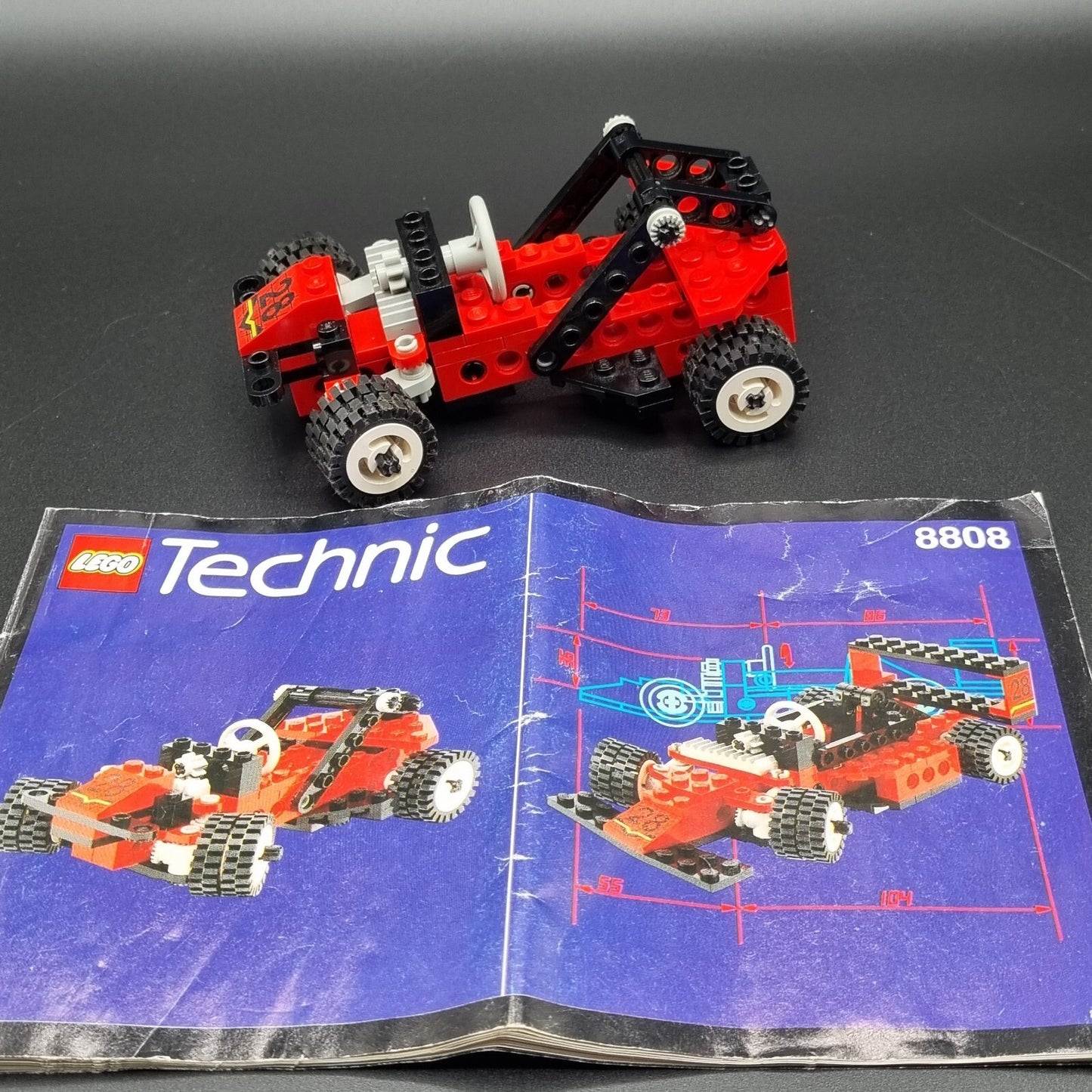 Lego Technic (8808) Nostalgie Formel 1 Rennwagen inkl. Anleitung