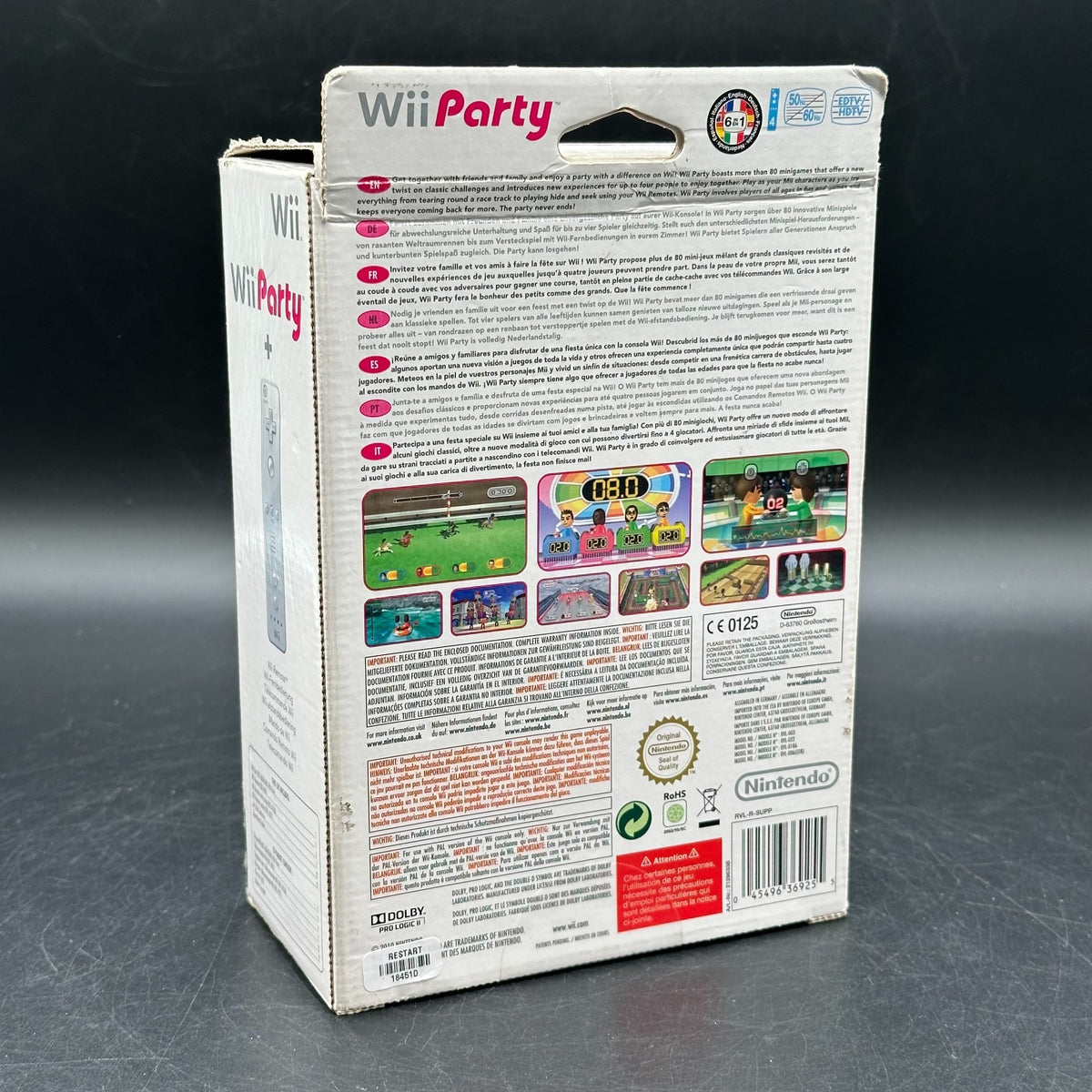 Wii Party - Bundle inkl. Handbuch & Wii Mote (Nintendo Wii)