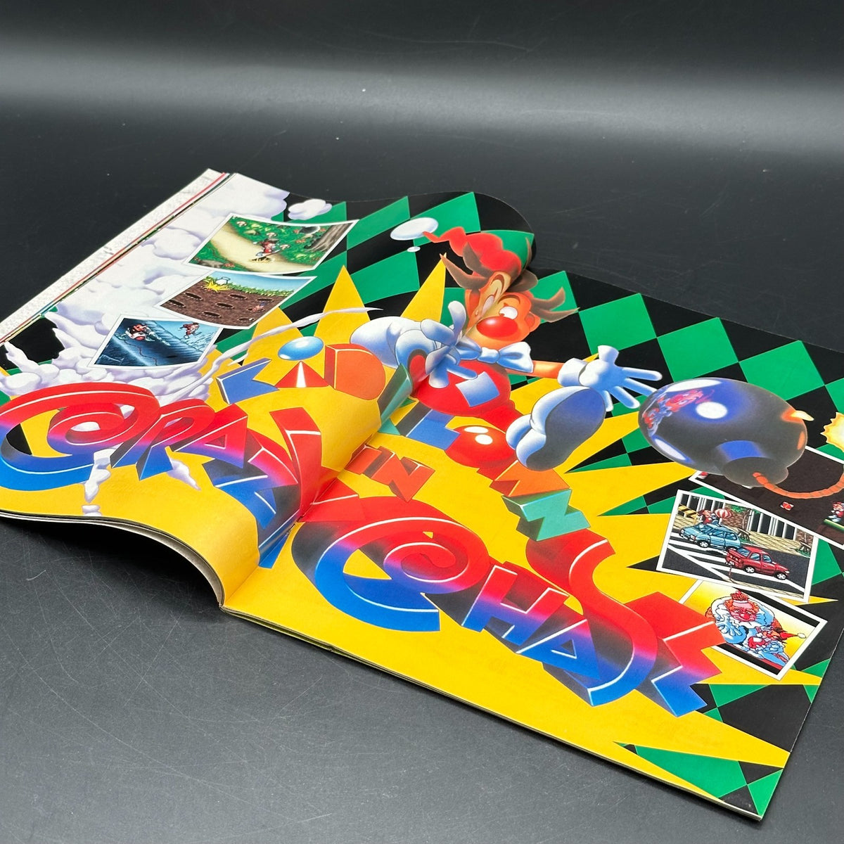 Club Nintendo 1995 / 1 Januar Wario Blast Illusion of Time Poster Crazy Chase