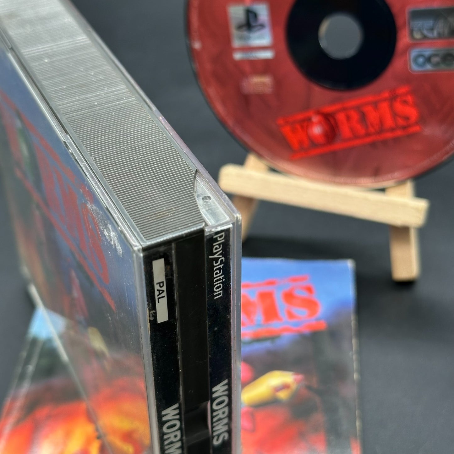 Playstation 1 PS1 Worms Black label erstauflage Komplett PAL