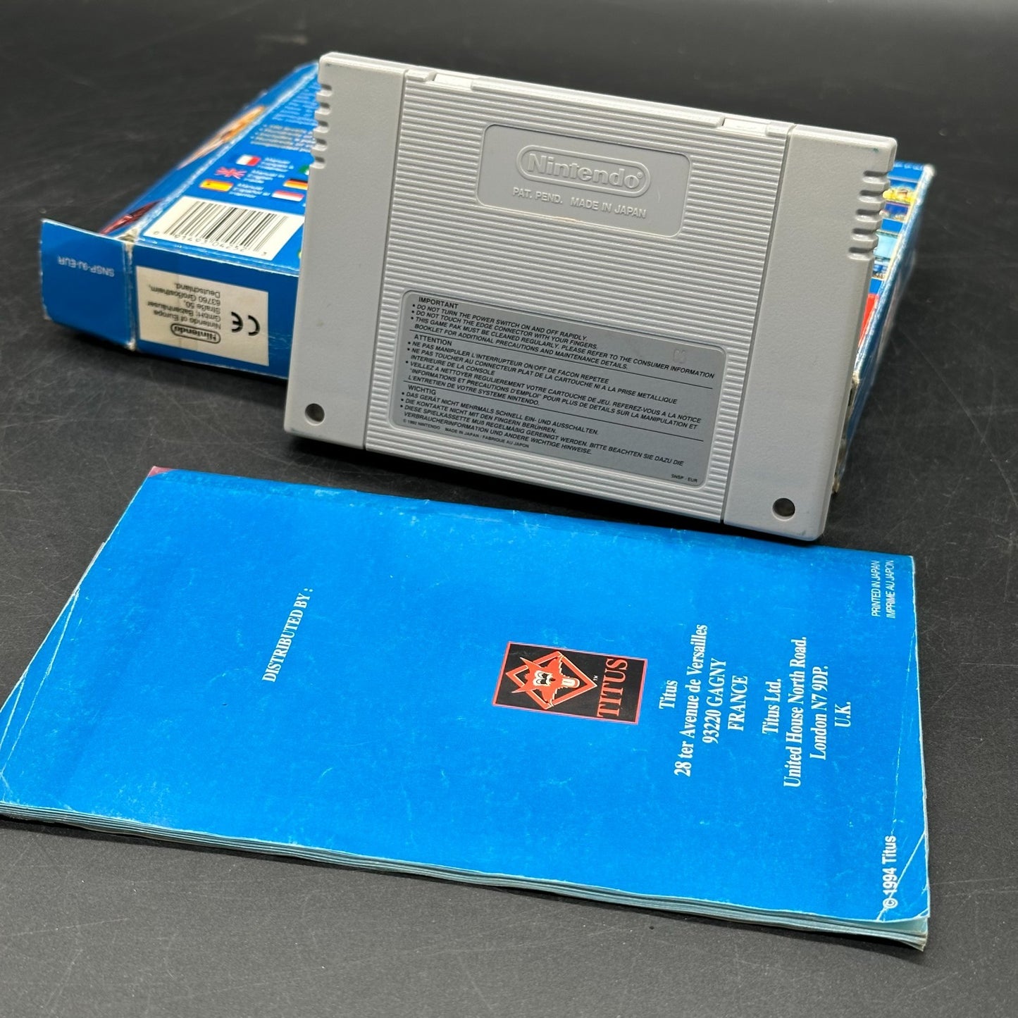 S.O.S. Sink or Swim - Super Nintendo SNES in OVP