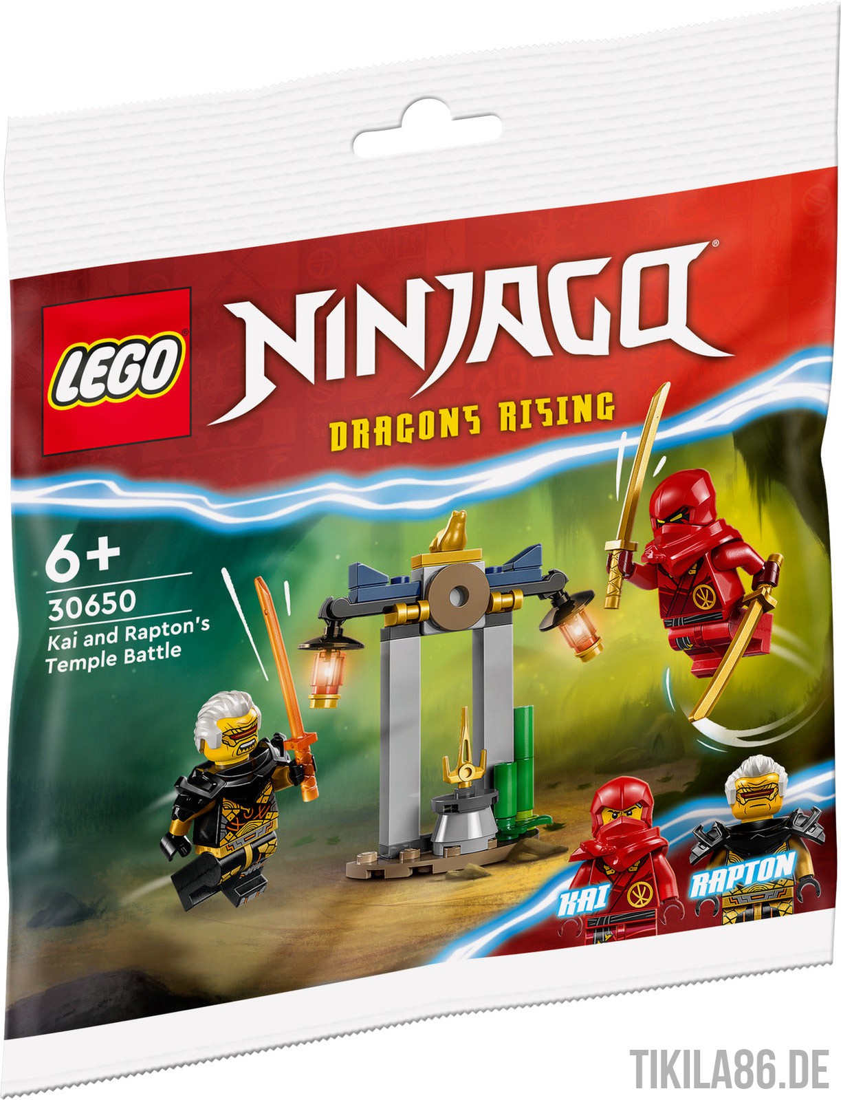LEGO 30650 NINJAGO Kais und Raptons Duell im Tempel, Polybag