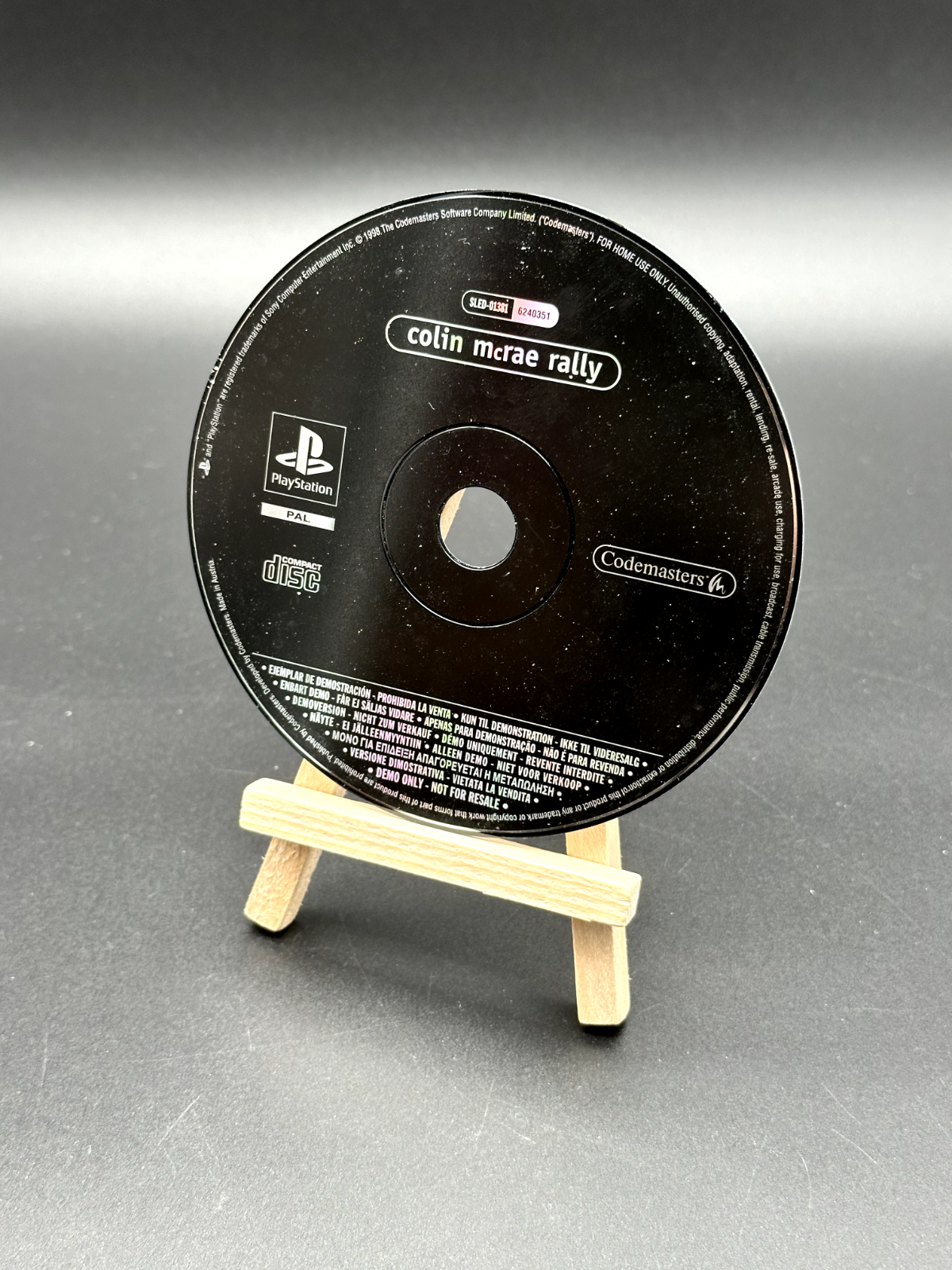 Colin McRae Rally Demo (PlayStation 1, PS1)