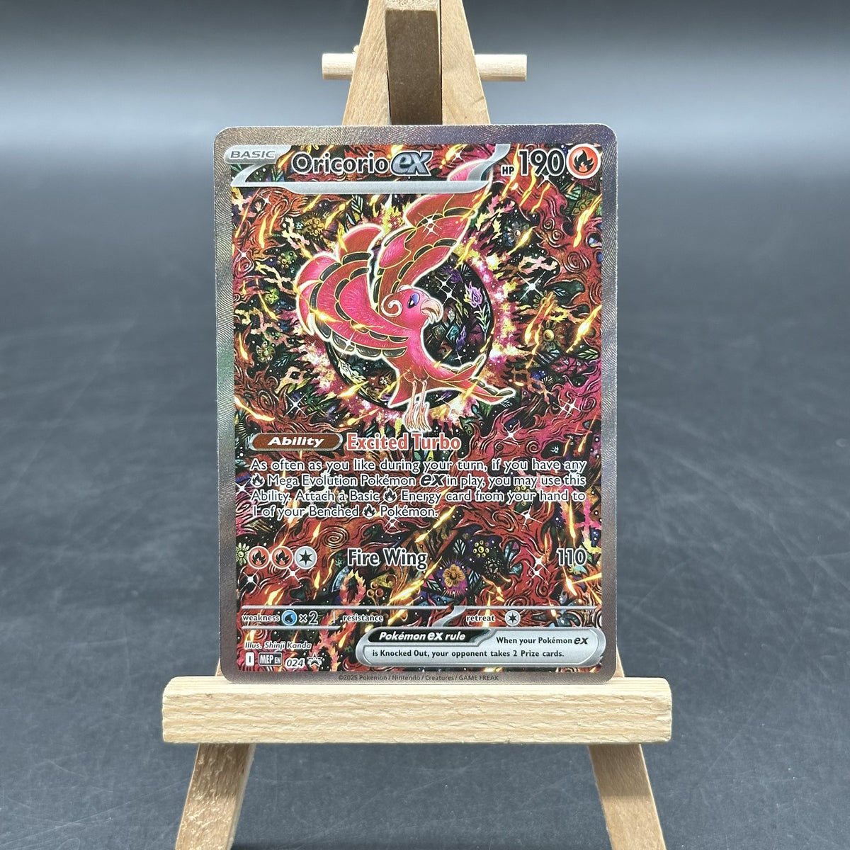 Oricorio ex - ME Black Star Promos - MEP 24 (Pokémon TCG, Englisch, Near Mint)