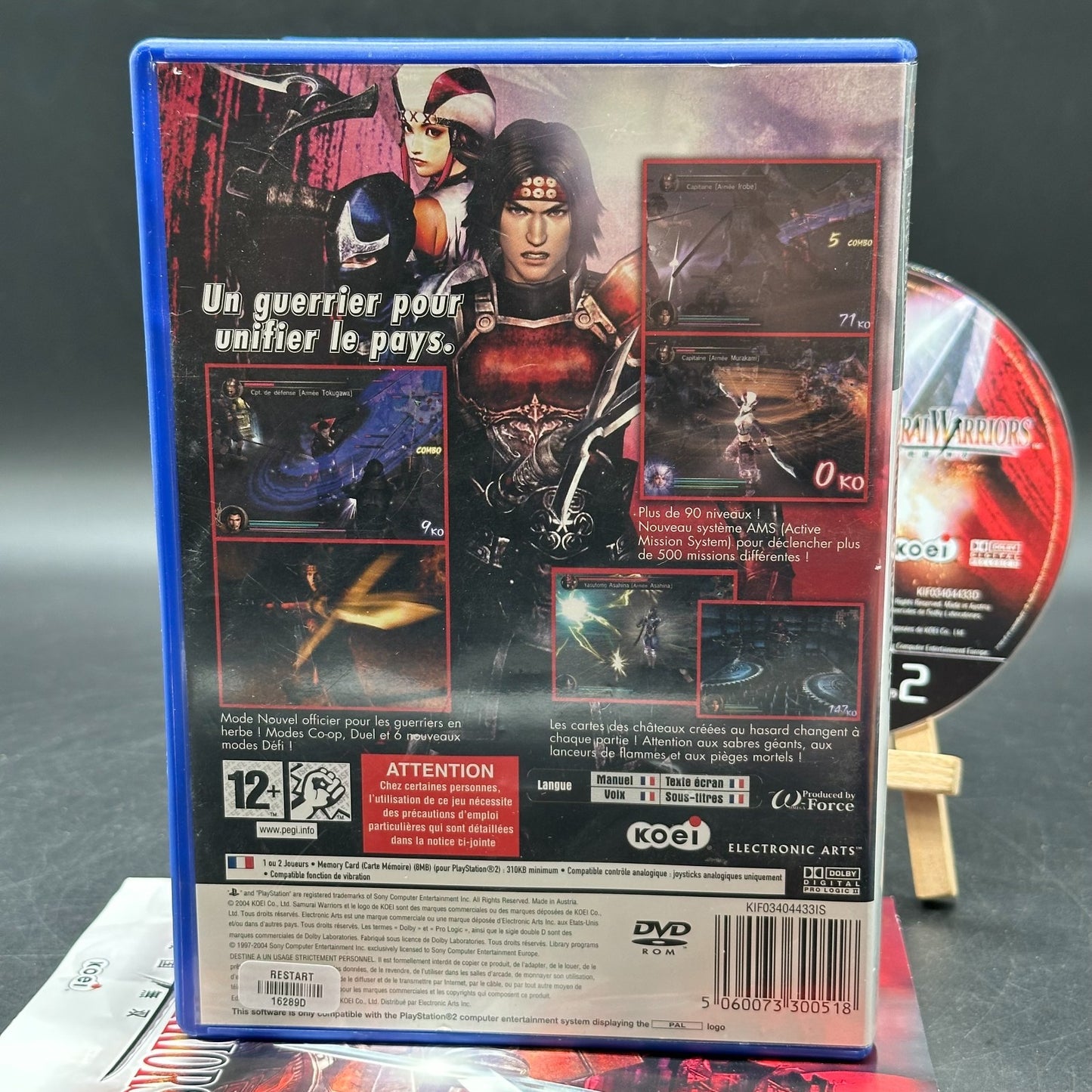 Samurai Warriors (PlayStation 2, PS2) - CD aufpoliert ✅