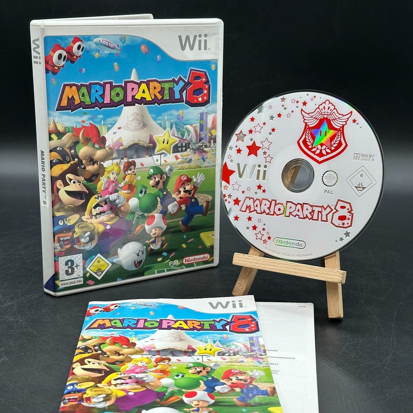Mario Party 8 (Nintendo Wii) - CD aufpoliert ✅