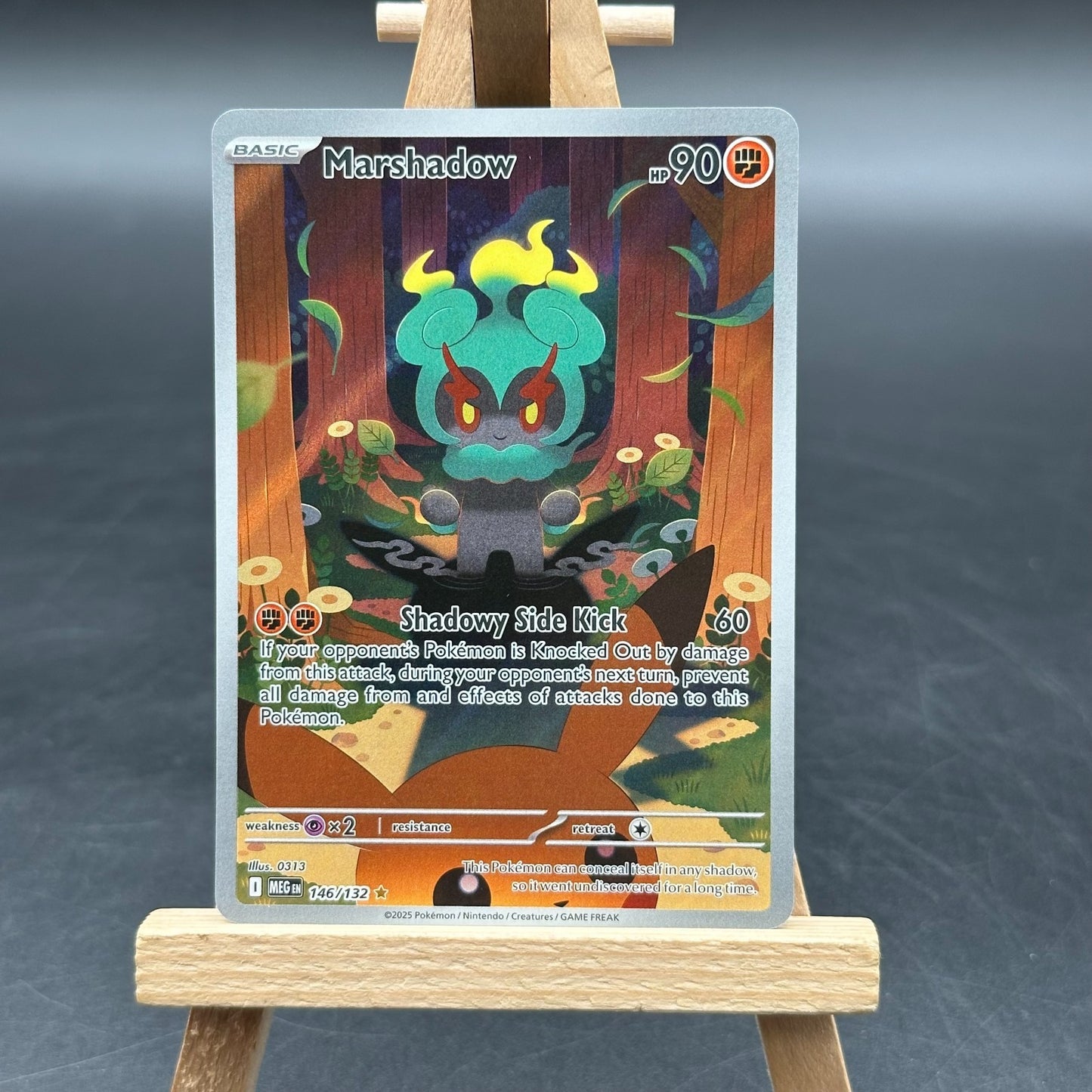 Pokémon TCG Marshadow Full Art Holo Ultra Rare 90HP EN MEG 146/132