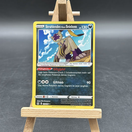 Strahlende Hisui-Snieboss - Verlorener Ursprung - LOR 123 (Pokémon TCG, Deutsch)