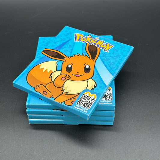 5x McDonalds Pokemon Booster Karten 2025 Evoli Deutsch Neu