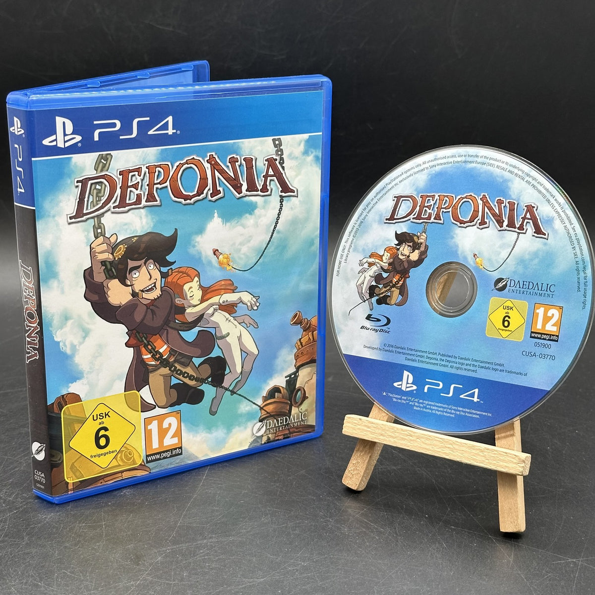 Deponia Sony PlayStation 4 PS4 PAL Spiel OVP 2016