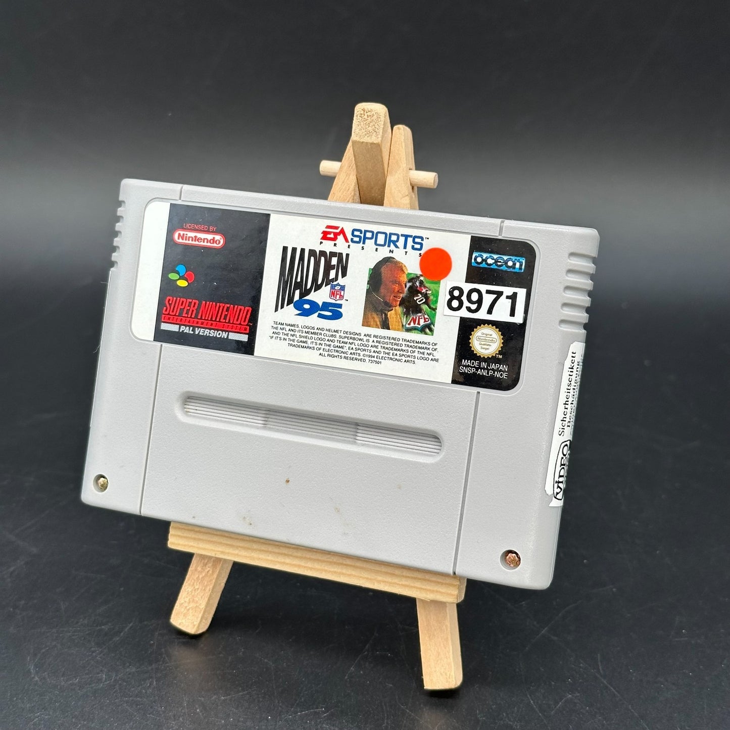 SNES Super Nintendo - Madden NFL 95