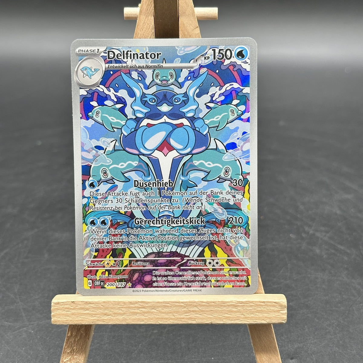 Delfinator - Obsidian Flammen - OBF 200 (Pokémon TCG, Deutsch, Near Mint)