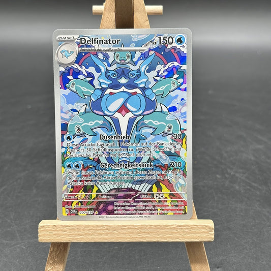 Delfinator - Obsidian Flammen - OBF 200 (Pokémon TCG, Deutsch, Near Mint)