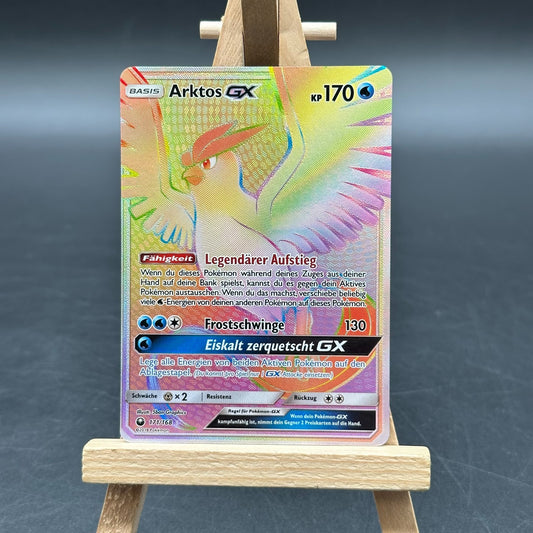 Pokémon TCG Arktos GX 171/168 Deutsch Holo 170 KP Sturm am Firmament Secret