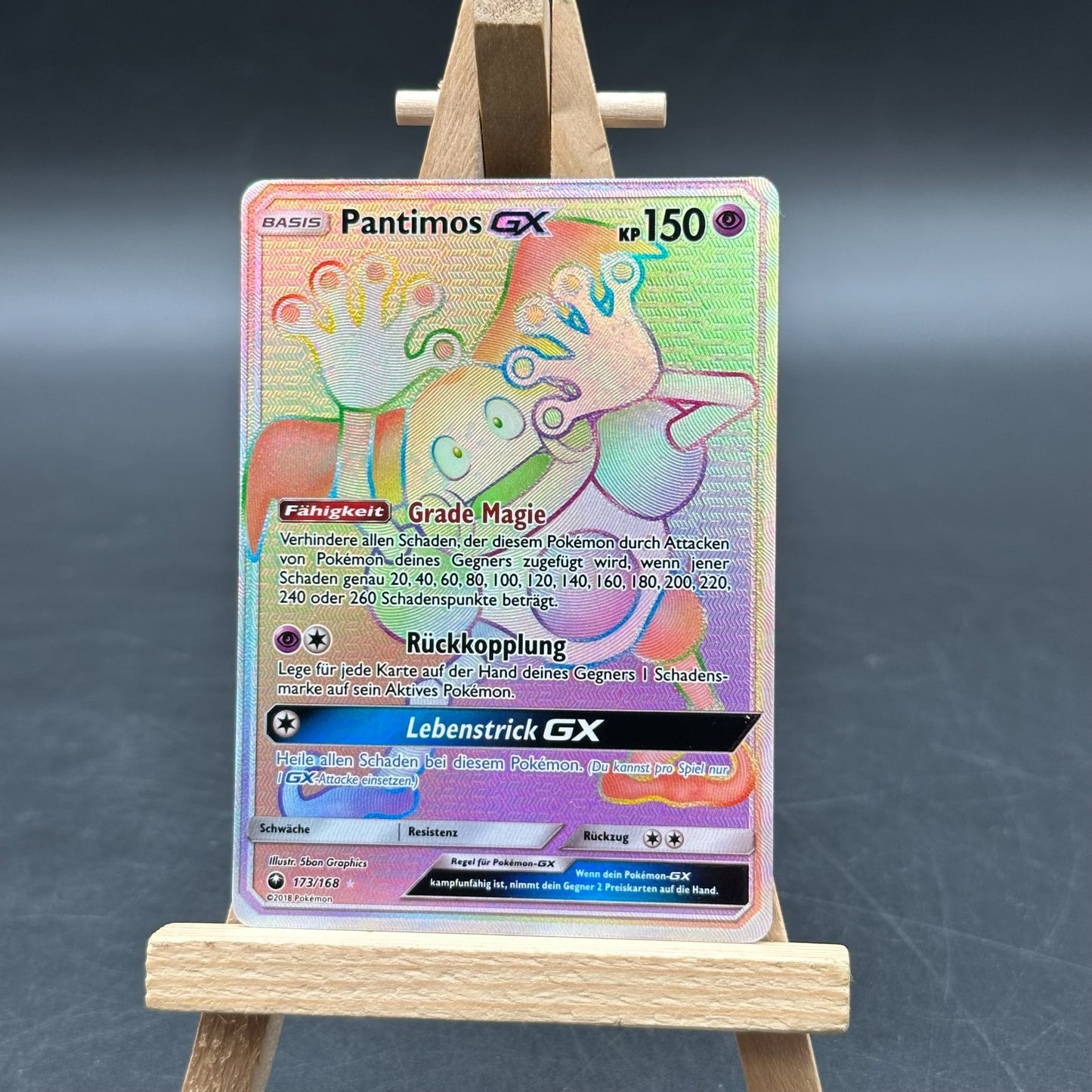 Pantimos GX | Secret Rare | Sturm Am Firmament Rainbow | 173/168