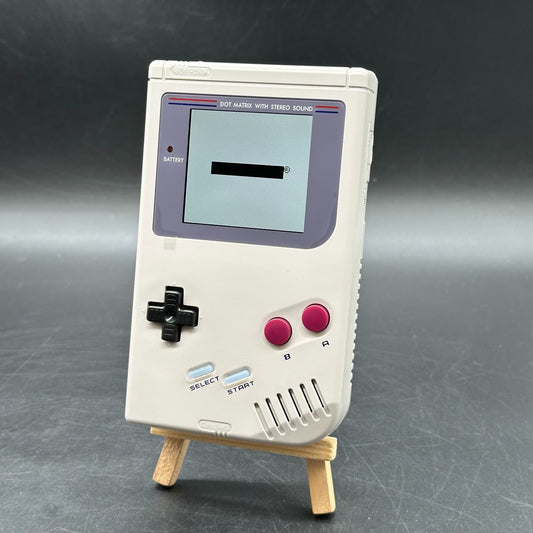 Nintendo Game Boy Konsole - IPS Q5 Display & USB-C Mod - grau